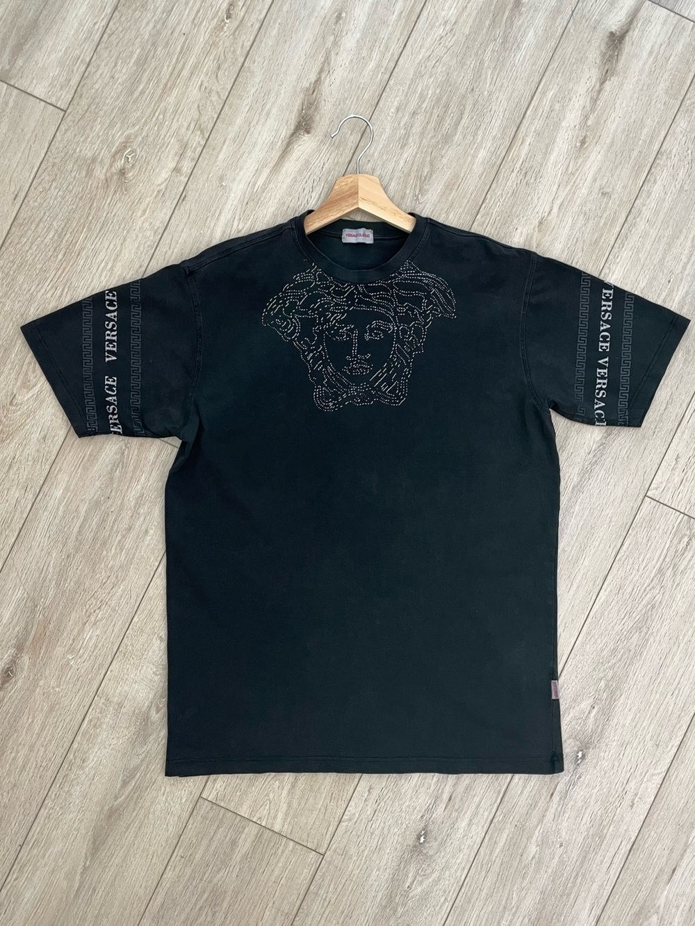 90’s Versace Classic Textured Retro Jersey T-Shirt